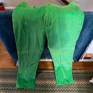 Vineyard vines bright green corduroy pants